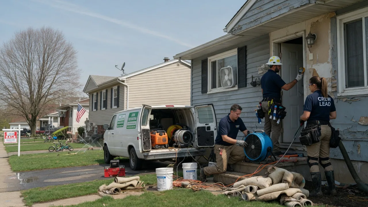 Flood Cleanup in Greenfield, OH near me